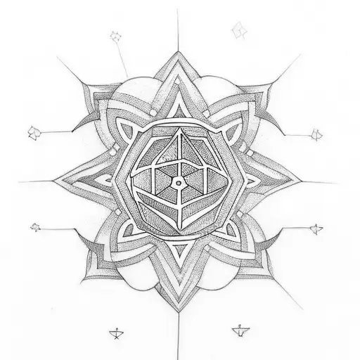 Design A Geometric Tattoo Incorporating The Adrinkra Symbol Owo Foro Adobe And The Ani Bere