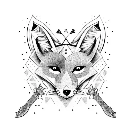 Warrior Cute Fox With Sword