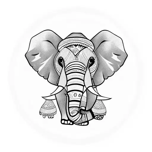 Elephant With Mandla