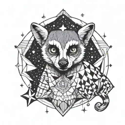 Lemur Moon And Stars