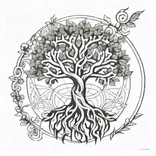 Tree Of Life Intertwined