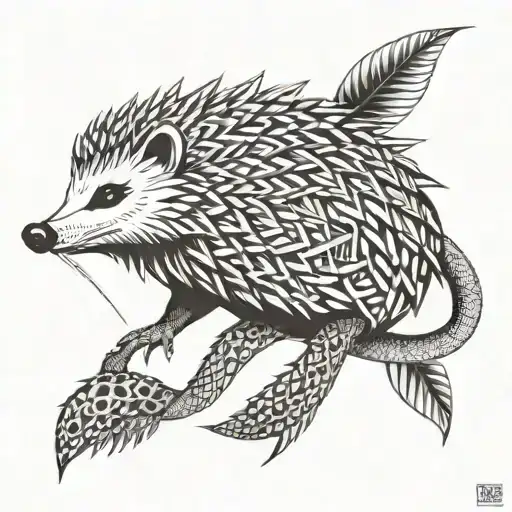 Hedgehog And Snake