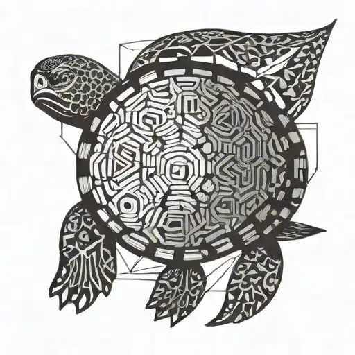 Turtle And Bird Flying