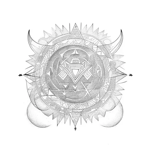 Moon Stars Sun Runes