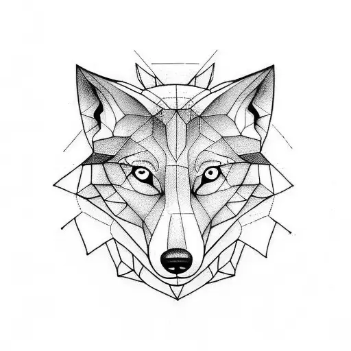 Music Notes With The Shape Of A Wolf