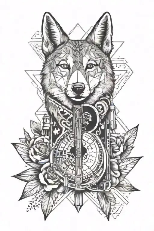 Old Microphone Husky And The Ace Of Spades