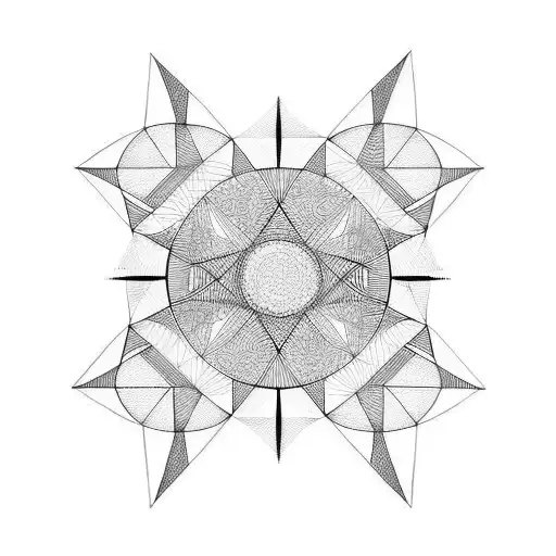 Lines And Patterns And A Moon