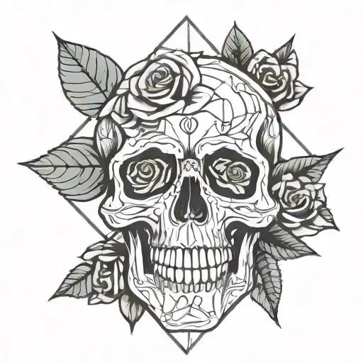 Skull Roses Coming