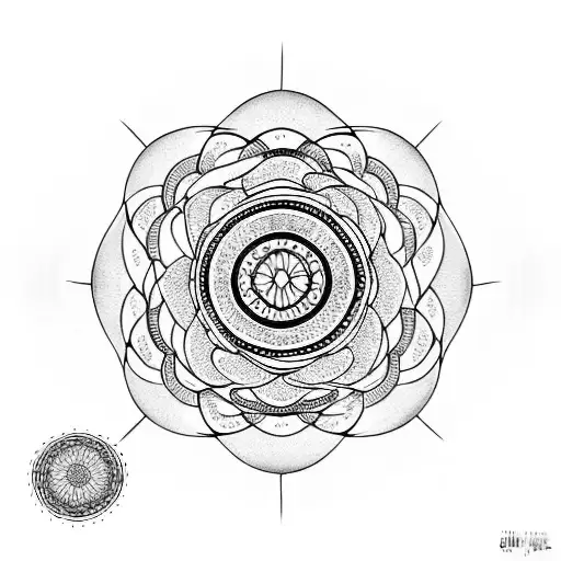 Travel Flower Of Life Lilac Flower