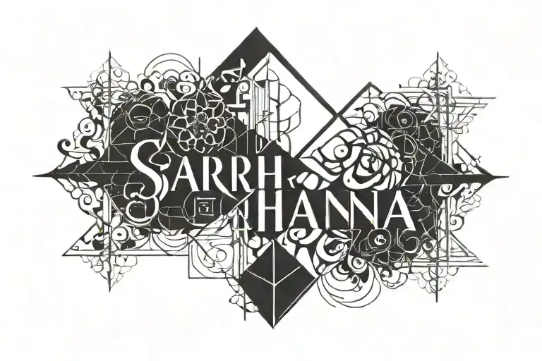 Sarah & Hanna Lettering