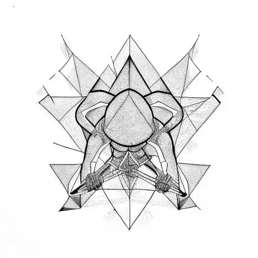 Fine Line Skeleton Surfing