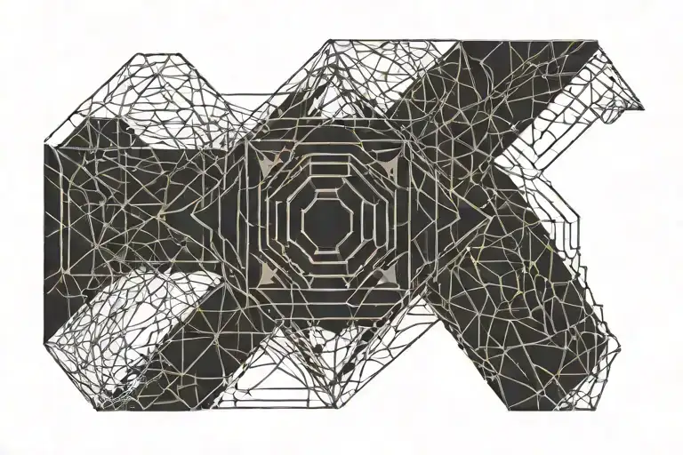 Black Bracelet For Men Forearm Elbow Fine Lines