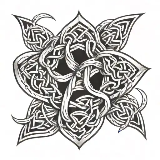 Scottish Celtic Knot Intertwined
