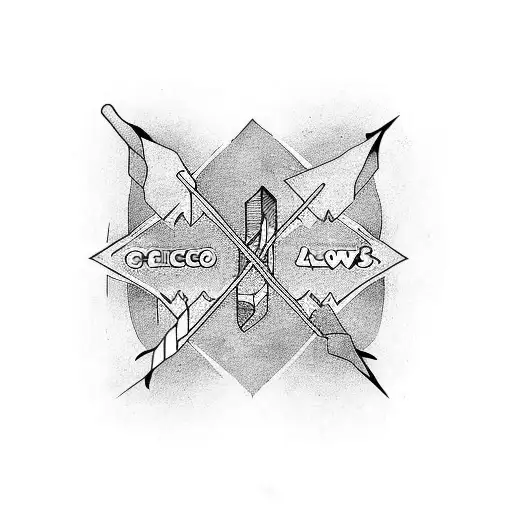 Arrow With Two I Love You