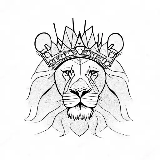 Lion With Crown