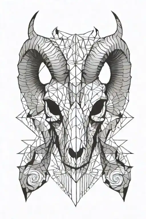 Ibex Skull Front