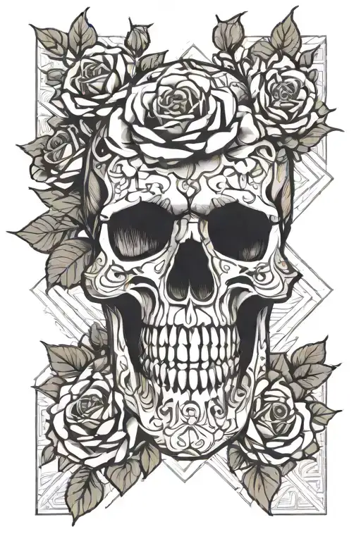 Skull Roses Persia Music Messi Maradona Dj 10