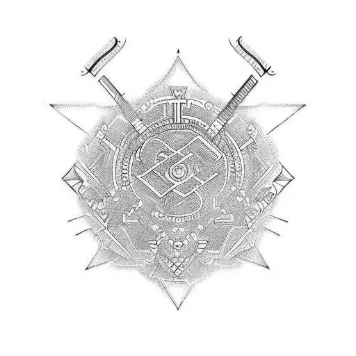 An Intricate Circuit Board Design With The Symbol For Diabetes Type 1 Incorporated