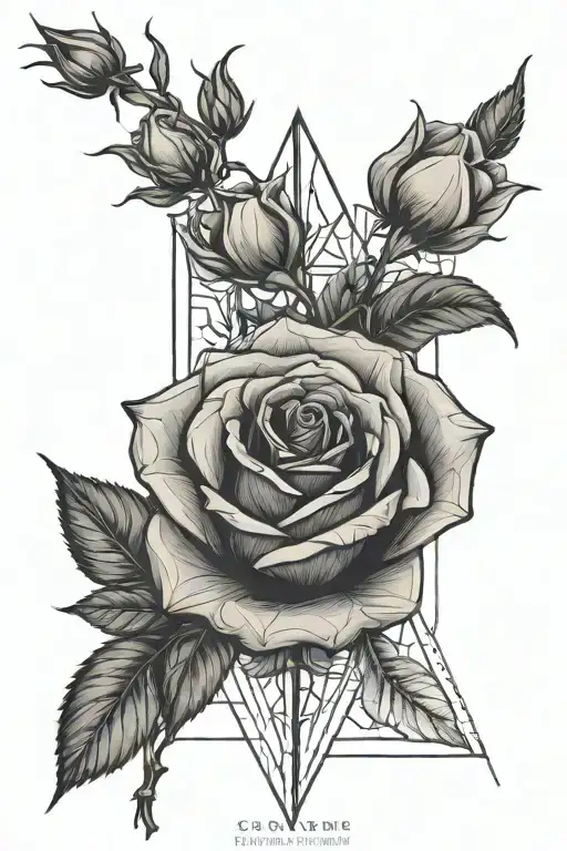 Rose With Birthdate Engraved In The Stem