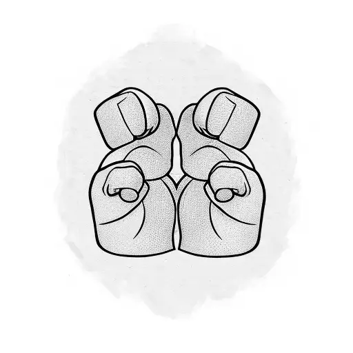 Boxing Gloves Tiny Baby Hands