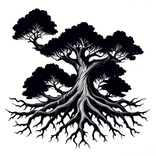 A Tree With Two Roots