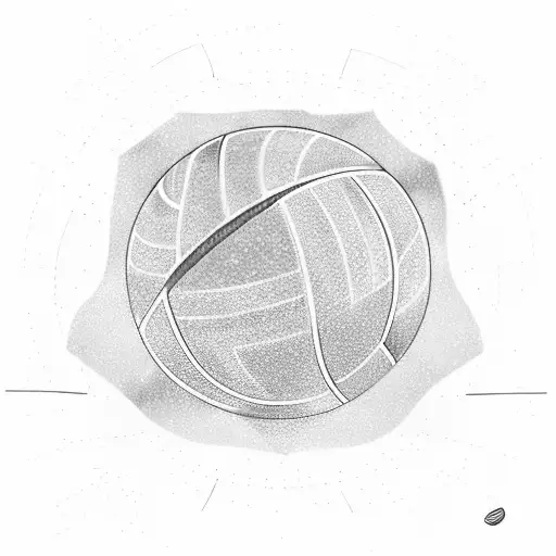 A Volleyball Player Diving For A Ball In Front Of A Stunning Aurora Borealis Background