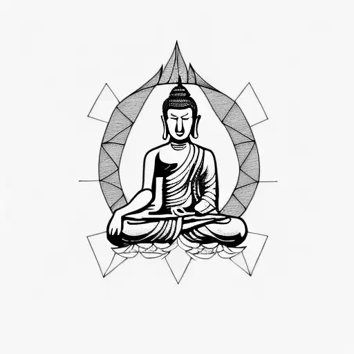 Minimalist Buddha