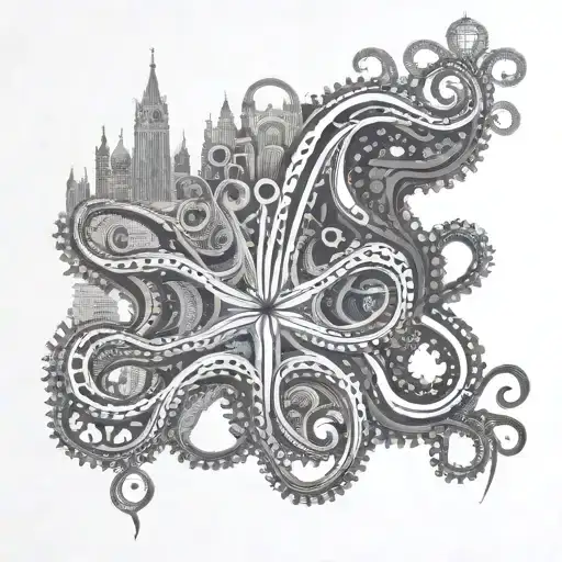 Moscow Subway Map Octopus Tentacles