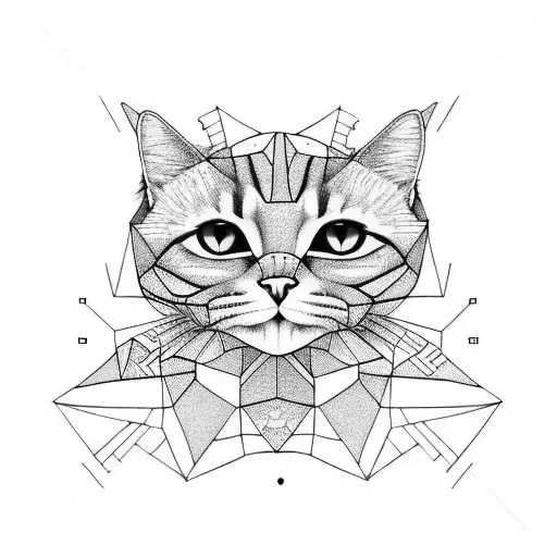 Standing Cat Like Human