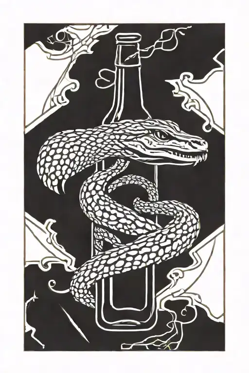 Gambroon Sun Sea Football Snake Beer Bottle