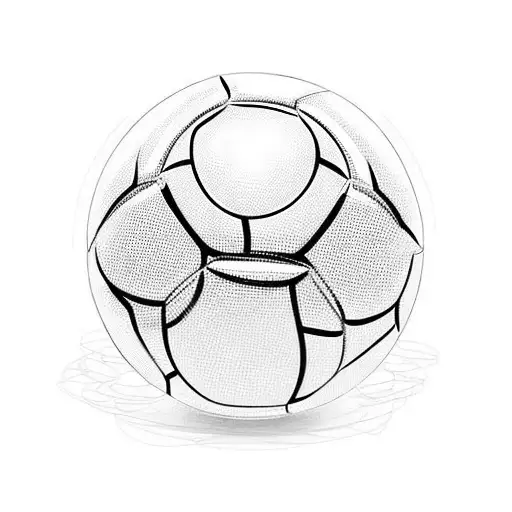 Football Ball With Number 14