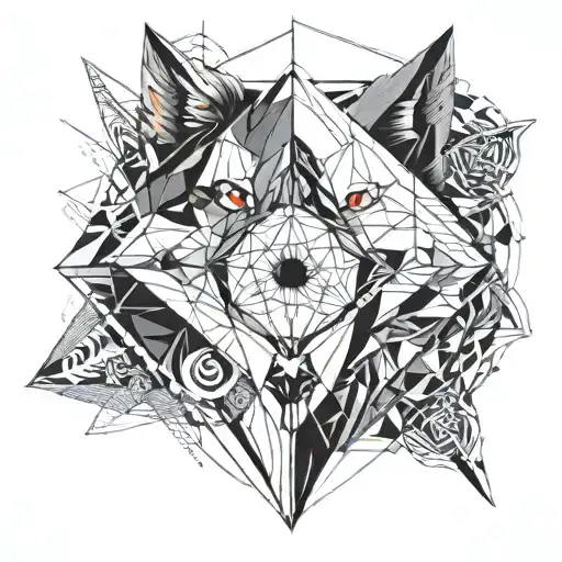 Compus With Wolf Eye Inside