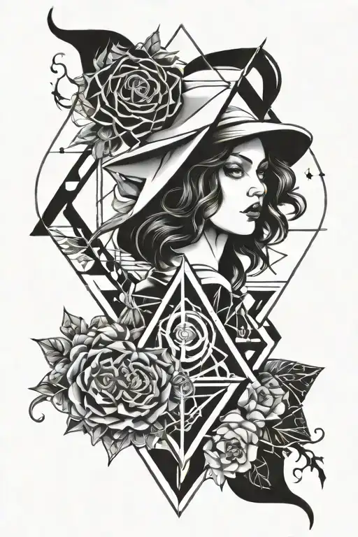 Witchy Line Art Sleeve