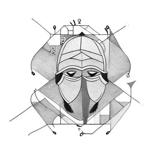 Men With Bird Covering His Face In The Middle Of The Upper Arm