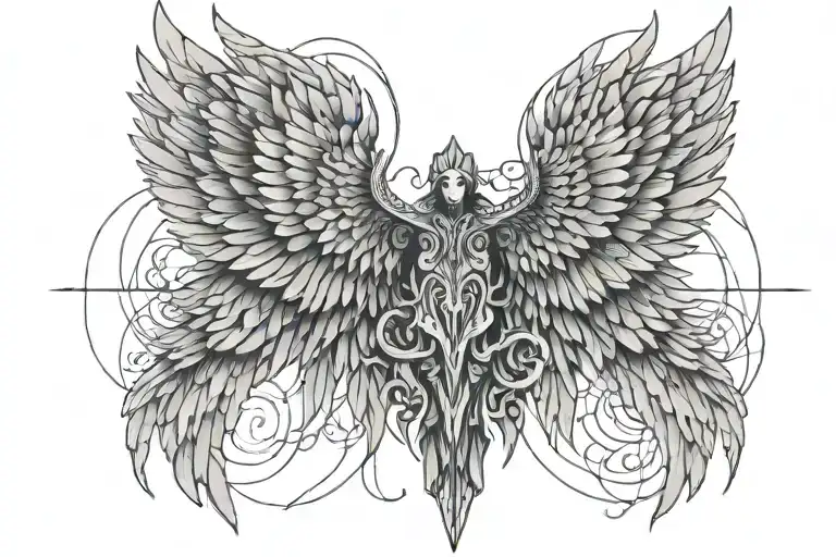 Reveng And Power Gods Half Angel Wings Half Angel Wings War