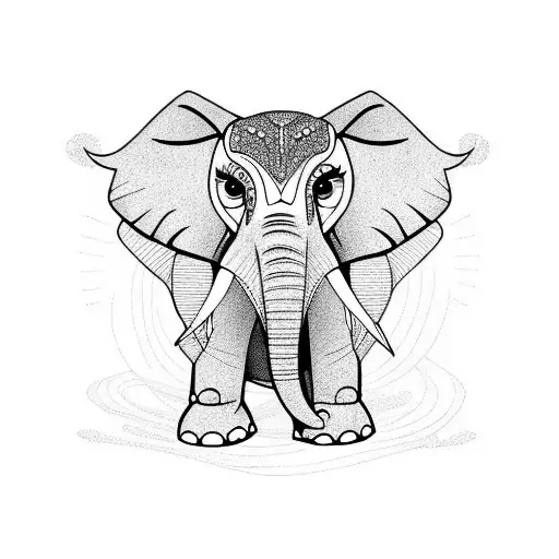 Elephant Hugging An Owl