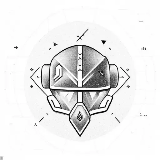 Mining Helmet With Crossed Arrow