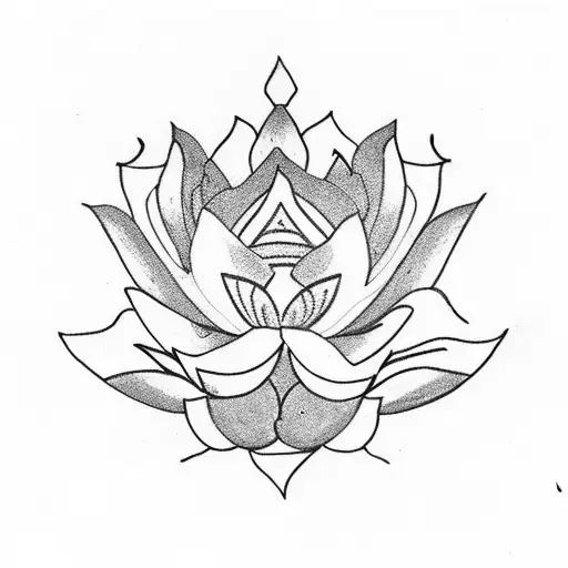 Nepali Sword Piercing A Lotus