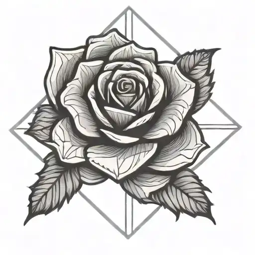 Abstract Rose Surrounded