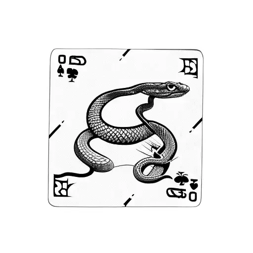 Snake Around Playing Cards