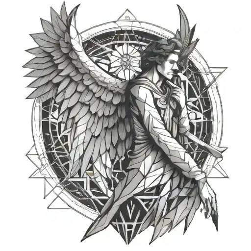 Capricon Male Guardian Angel