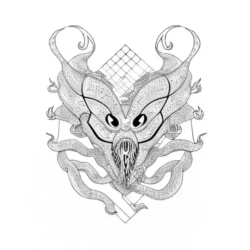 Family Tree Triangle Eudaimonia Octopus Wolf