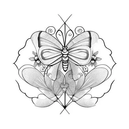 Butterfly Flowers Date