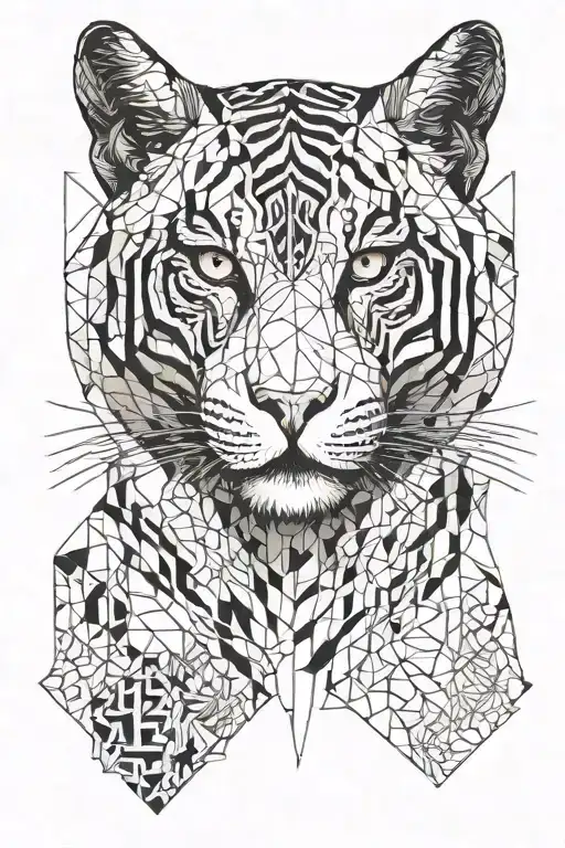 House Cat Stepping 4 Times Every Step Becomes Bigger And More Like A Tiger