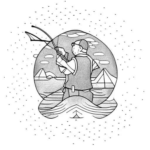 Fisherman Father And Son