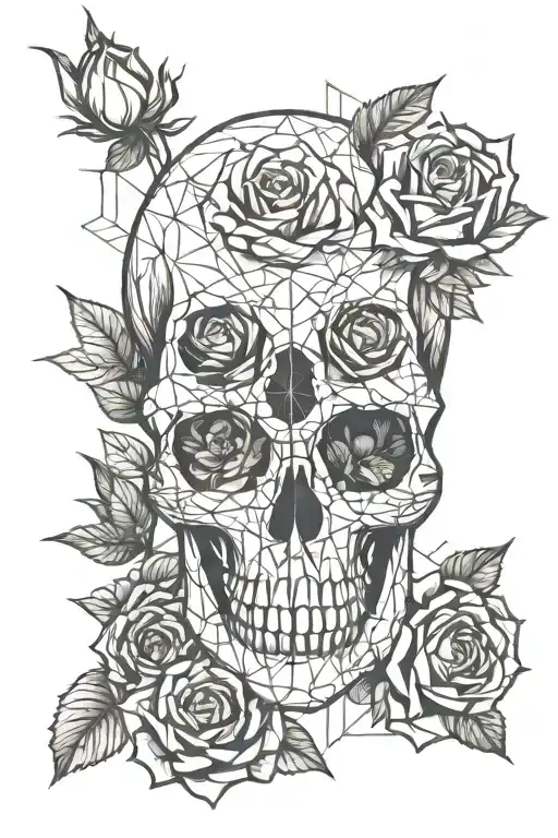 Skull And Roses
