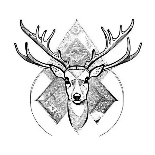 Deer With Star Of David
