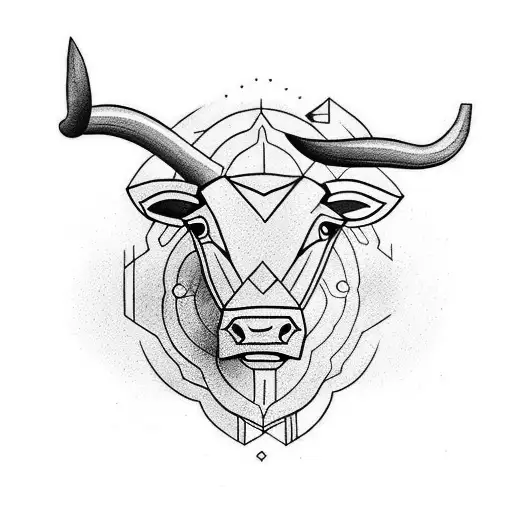 Half Bull With Mystical Feautures