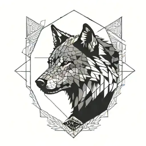 Wolf And Quotes Incorporated Into The Design