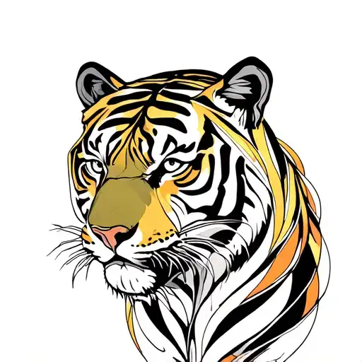 Tiger Flame And Blossom